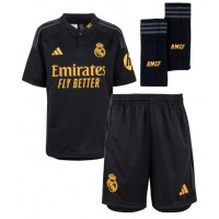 Real Madrid Kylian Mbappe #9 Tredjedraktsett Barn 2023-24 Kortermet (+ Korte bukser)